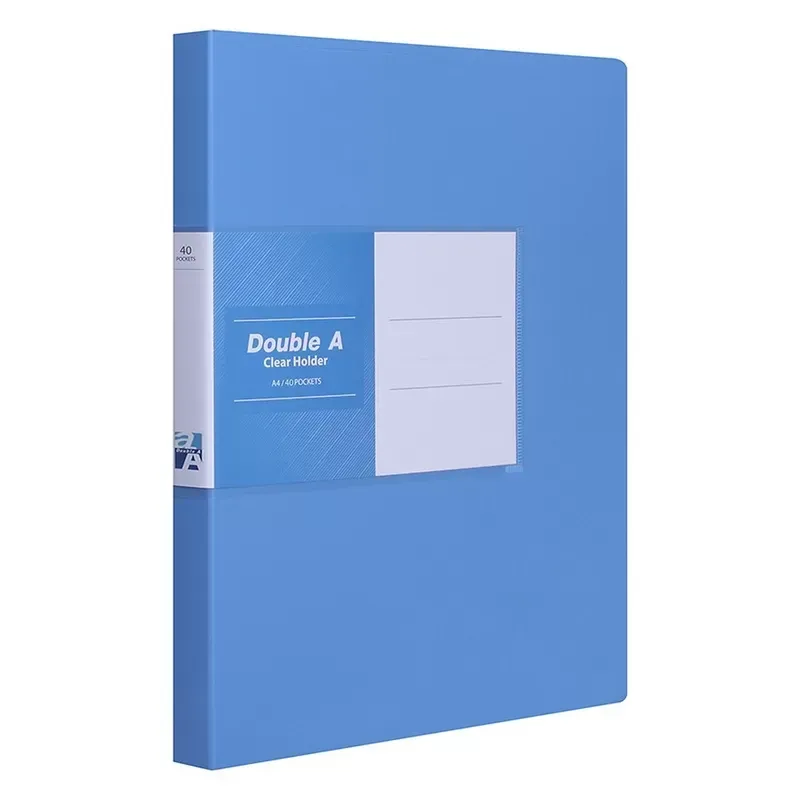 File hồ sơ Double A màu xanh dương loại 40 lá khổ A4 tiện dụng