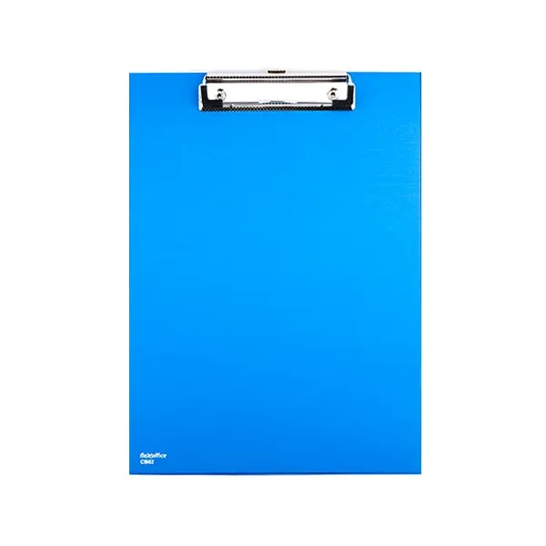 Bìa trình ký đơn Flexoffice FO-CB02 màu xanh dương kích thước A4 với kẹp kim loại chắc chắn