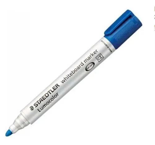Bút lông bảng Staedtler màu xanh dương với thiết kế thân màu trắng tiện lợi