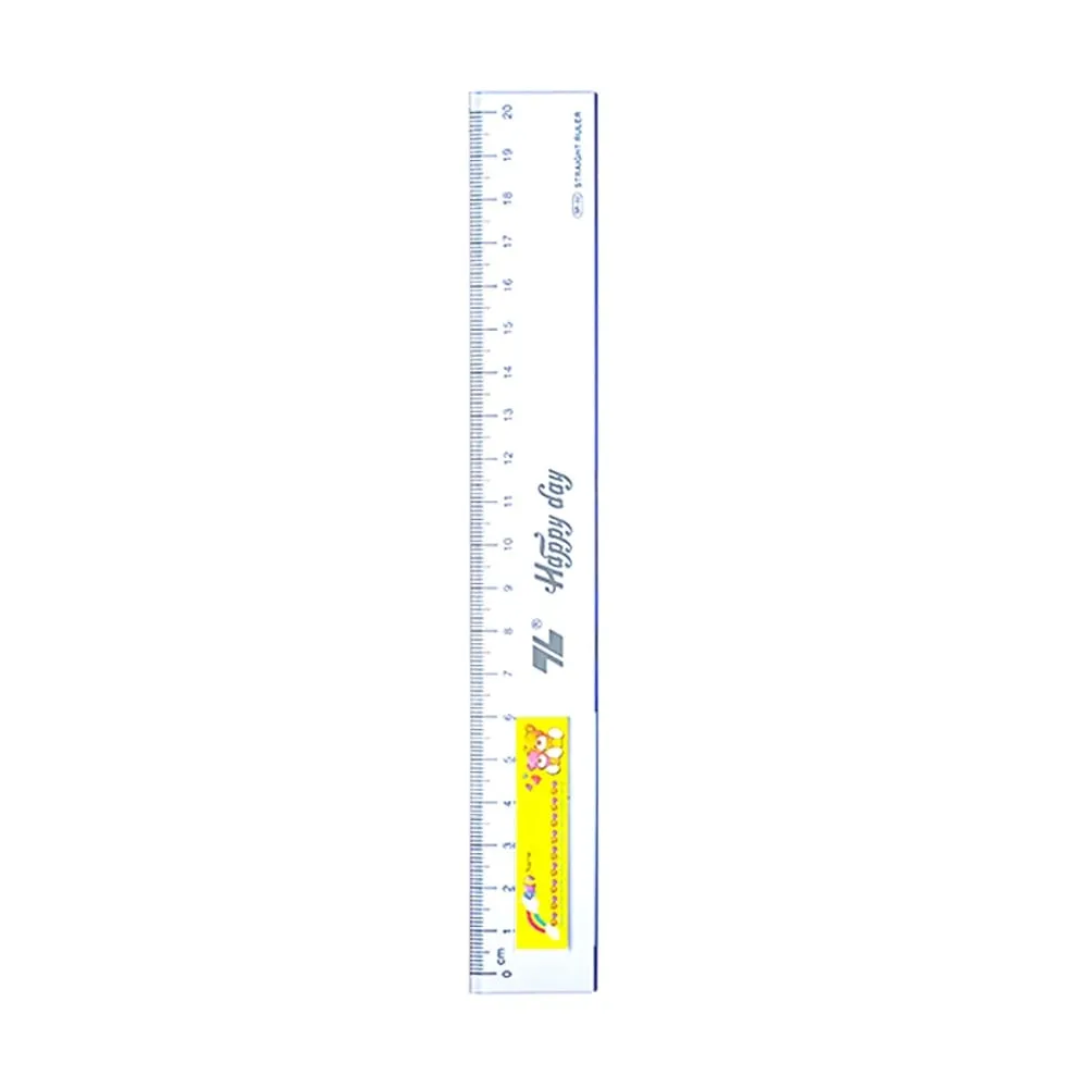 thước thẳng thiên long SR-02 trong suốt có độ dài 20cm với thiết kế hình ảnh hoạt hình dễ thương.