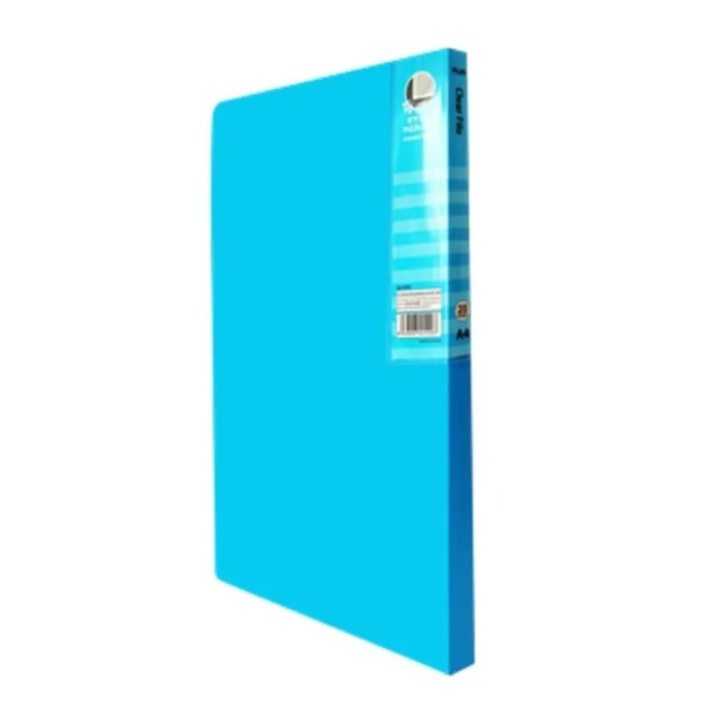 File lá plus màu xanh dương khổ A4 dùng để lưu trữ tài liệu văn phòng