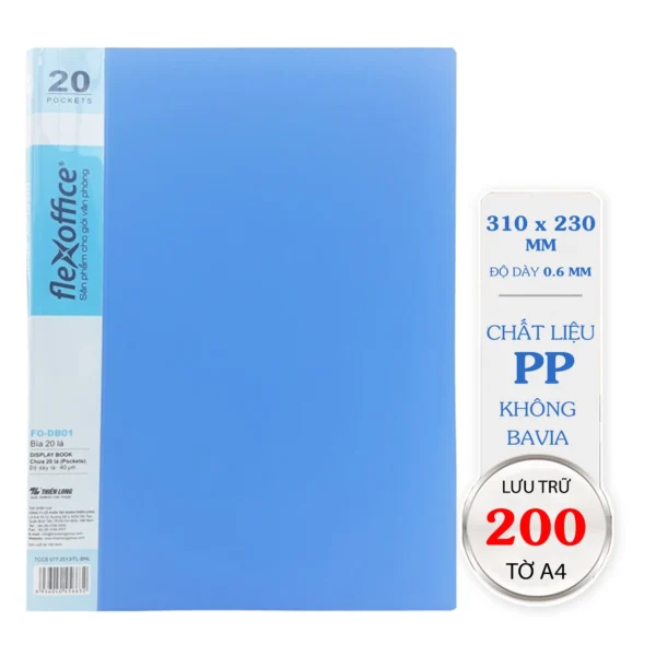 Ảnh Bìa 20 lá A4 FO DB01 cho doanh nghiệp