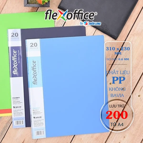 Ảnh Bìa 20 lá A4 FO DB01 cho doanh nghiệp