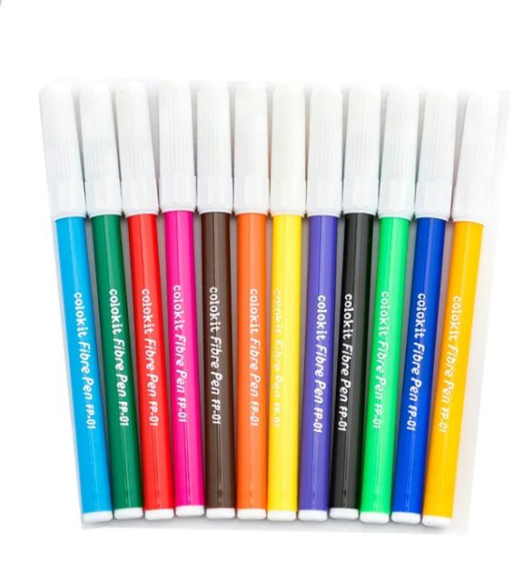 Bút dạ 12 mầu TL FP-01_1 Ảnh Bút dạ 12 mầu TL FP-01 cho doanh nghiệp