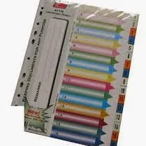 Ảnh Chia file bìa 1-16 - 1 bộ/túi_4