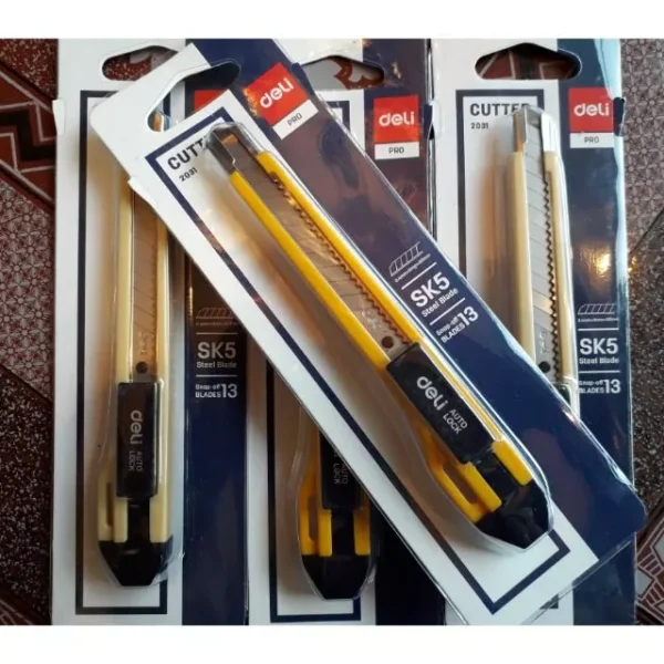 Ảnh Dao dọc giấy nhỏ Deli - 2031 - 2 lưỡi(12c/hộp) cho doanh nghiệp