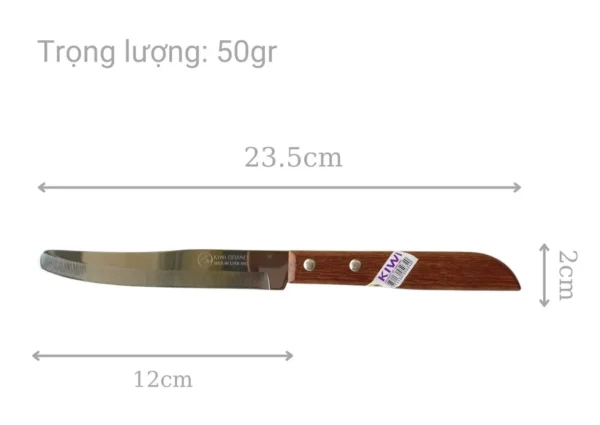Ảnh Dao gọt hoa quả nhỏ cán gỗ No502(12c/h)_2
