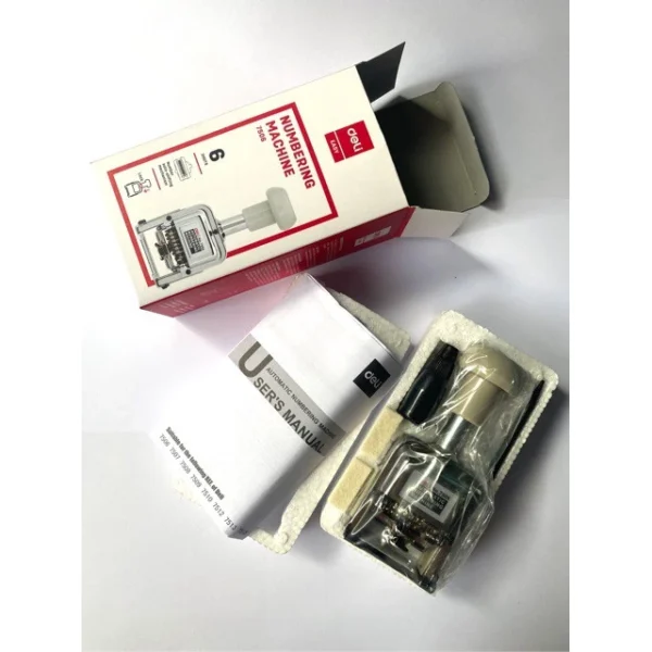 Ảnh Dập số nhẩy 6 số Deli 7506 cho doanh nghiệp