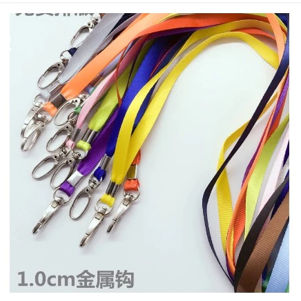 Ảnh Dây thẻ lụa móc sắt 1cm_3
