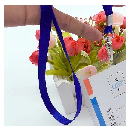 Ảnh Dây thẻ lụa móc sắt 1cm_4