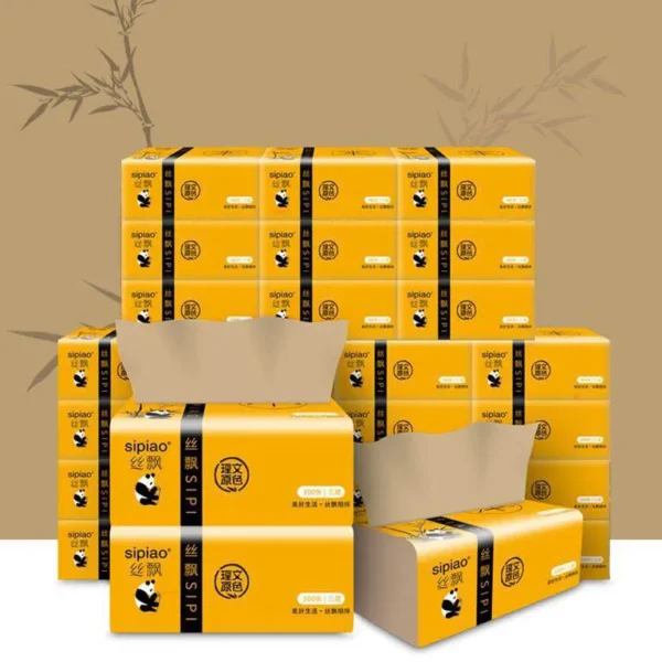 GIẤY ĂN GẤU TRÚC SIPIAO (30 gói/thùng)_1 Ảnh GIẤY ĂN GẤU TRÚC SIPIAO (30 gói/thùng) cho doanh nghiệp