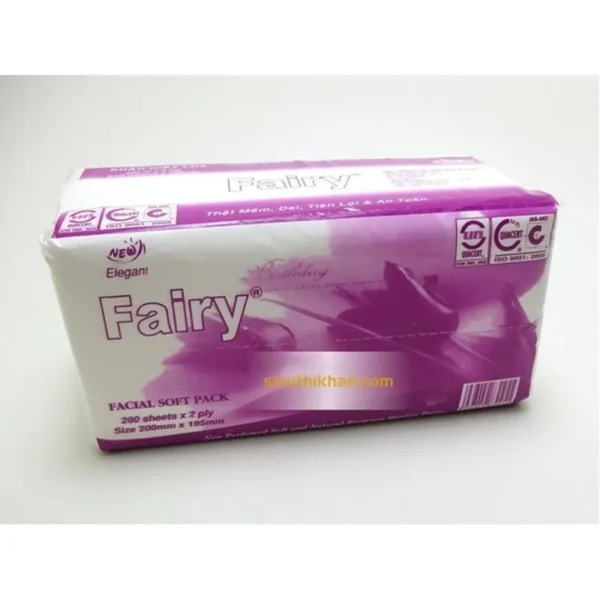 Ảnh Giấy ăn gói Fairy (280 tờ/gói) (40g/thùng)_3