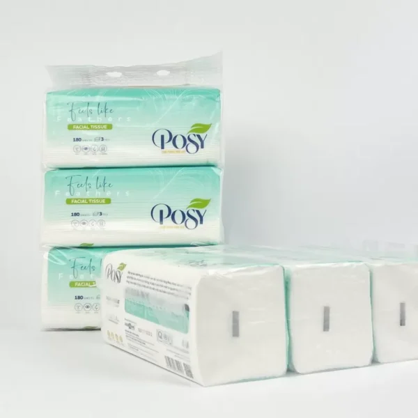 Ảnh Giấy ăn gói Posy (180 tờ/gói) 1 thùng/48 gói_1