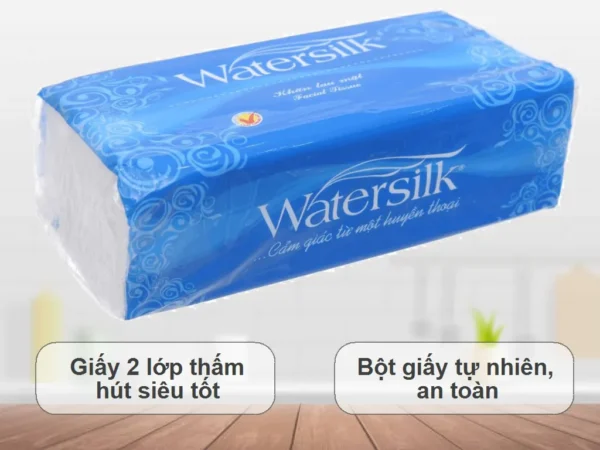 Ảnh Giấy ăn gói dài Watersilk 200t/gói cho doanh nghiệp