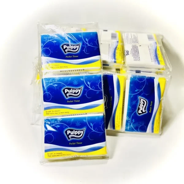 Ảnh Giấy ăn gói nhỏ Pulpy (6 gói nhỏ/bịch) 600g/1t_3