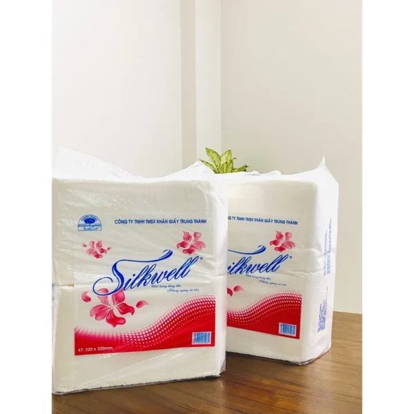 Ảnh Giấy ăn gói vuông Silkwell (1kg/gói) cho doanh nghiệp