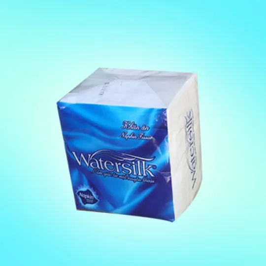 Ảnh Giấy ăn gói vuông Watersilk 120 tờ (42 gói/thùng) cho doanh nghiệp