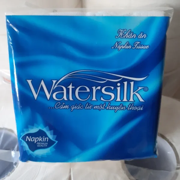 Ảnh Giấy ăn gói vuông nhỏ Watersilk cho doanh nghiệp