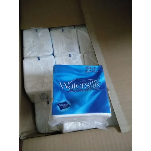Ảnh Giấy ăn gói vuông nhỏ Watersilk cho doanh nghiệp