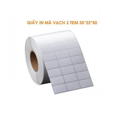 Ảnh Giấy đề can 35x22mm 3 hàng cho doanh nghiệp