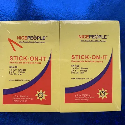 Ảnh Giấy note vàng ĐL 3x2 NICE (5x7,5)SN656 (1 lố = 12 tập)_2