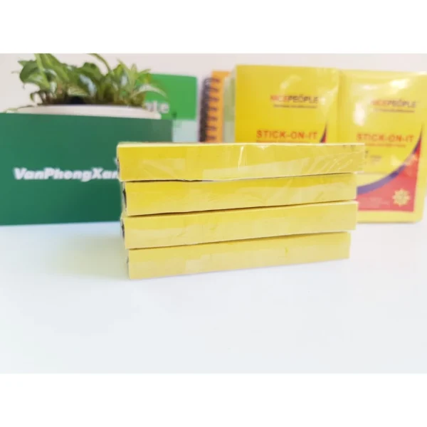 Giấy note vàng ĐL 3x2 NICE (5x7,5)SN656 (1 lố = 12 tập)_4 Ảnh Giấy note vàng ĐL 3x2 NICE (5x7,5)SN656 (1 lố = 12 tập)_4