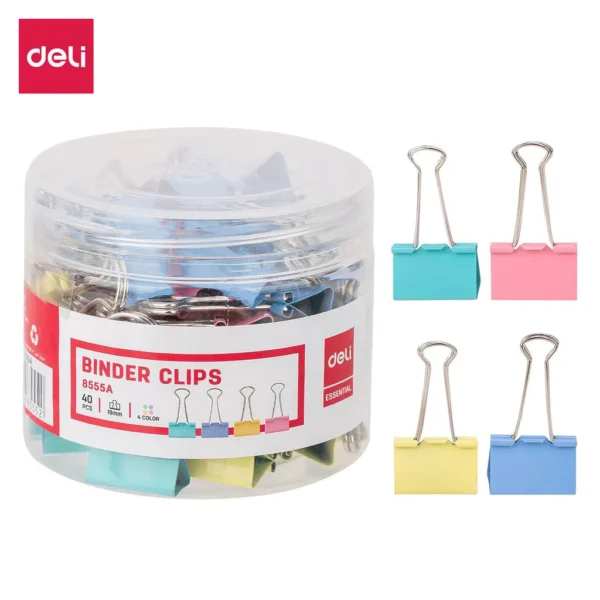 Ảnh Kẹp sắt màu 19 Deli -8555_1