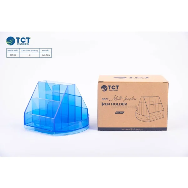 Khay cắm bút xoay Mika TCT150_1 Ảnh Khay cắm bút xoay Mika TCT150 cho doanh nghiệp
