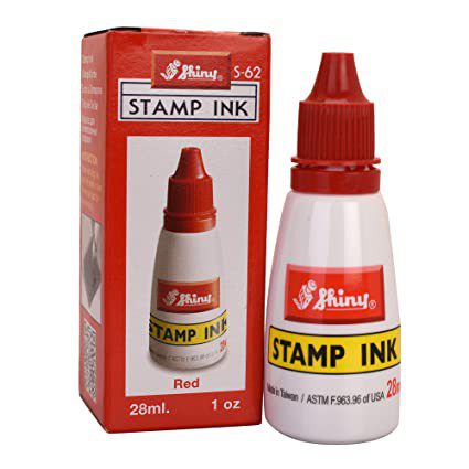 Ảnh Mực dấu shiny S622 đỏ_2