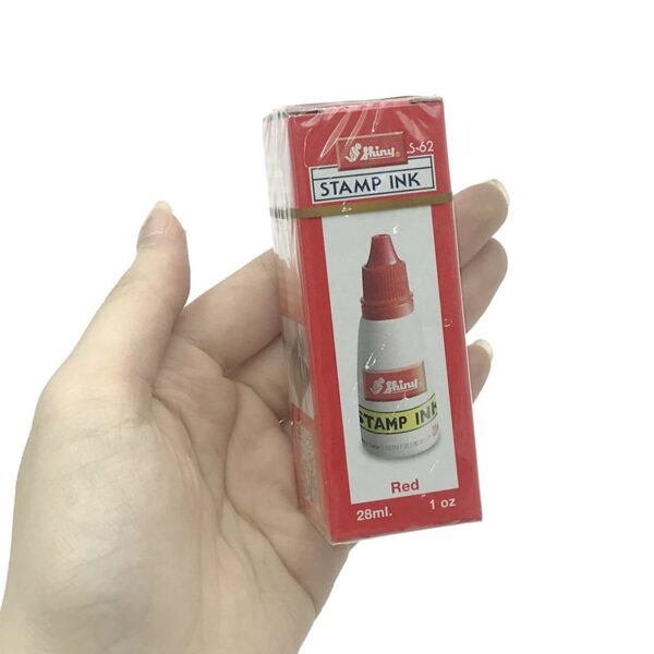 Ảnh Mực dấu shiny S622 đỏ_3