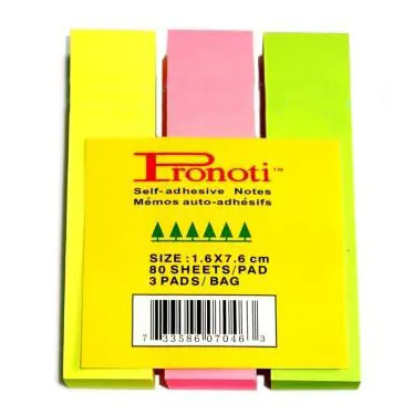 Ảnh Phân trang giấy 3 mầu Pronti 07046 1,6x7,6cm cho doanh nghiệp