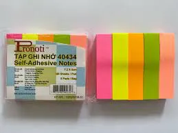 Ảnh Phân trang giấy 5 mầu Pronti 40434(5x12mm) cho doanh nghiệp