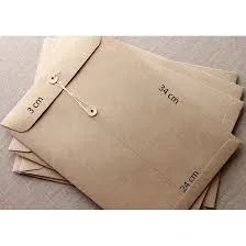 Ảnh Phong bì A4 xi măng không đáy (có dây cài) cho doanh nghiệp