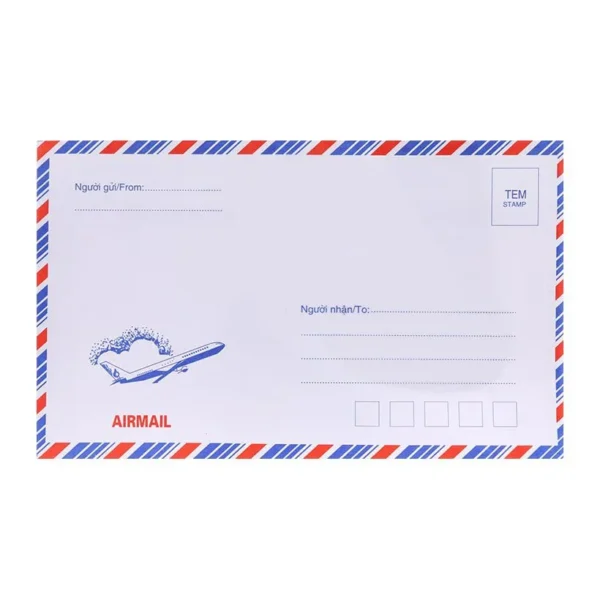 Ảnh Phong bì thư máy bay (100/t) cho doanh nghiệp
