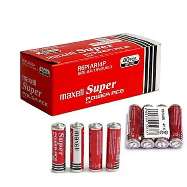 Ảnh Pin 2A Maxel R6P(20 đôi/ hộp)_1