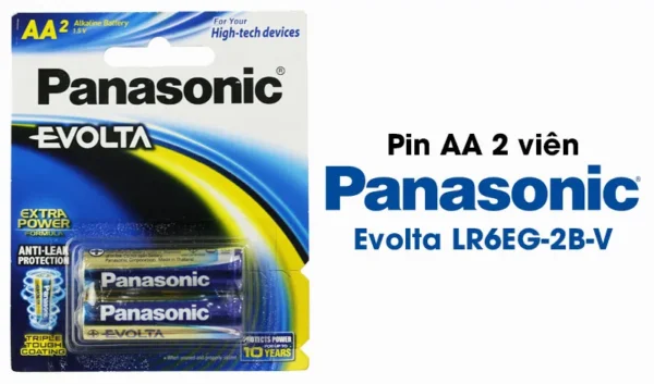 Ảnh Pin 2A Panasonic Evotal LR6EG/2B ( 12đ/h)_3