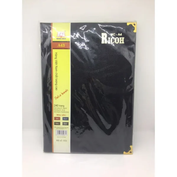 Ảnh Sổ da A4 da đại 240 trang MS 033 MC cho doanh nghiệp