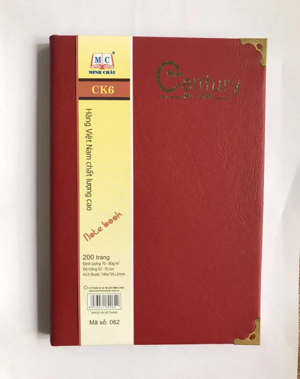 Sổ da CK6 dày 200 trang MS 062_1 Ảnh Sổ da CK6 dày 200 trang MS 062 cho doanh nghiệp