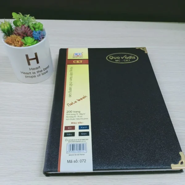 Ảnh Sổ da CK7 dày 200 trang MS 072 cho doanh nghiệp