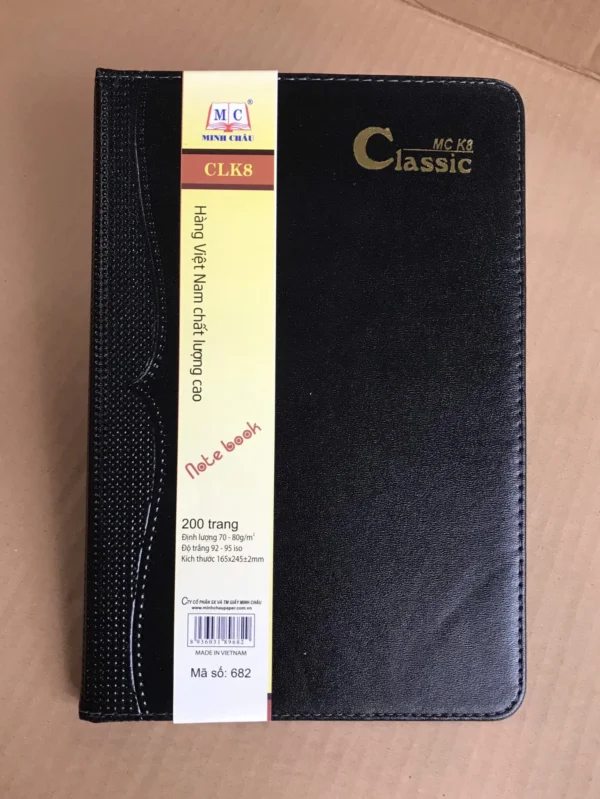 Ảnh Sổ da Classic K8 (Sổ tổng hợp) MS 682 cho doanh nghiệp