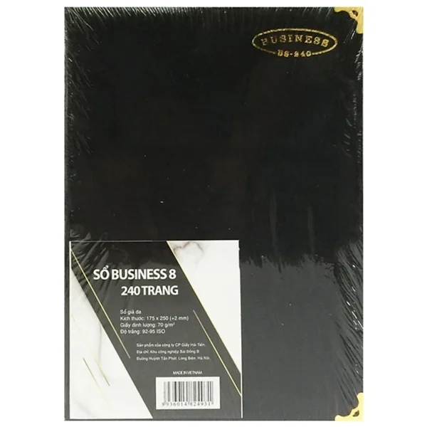 Sổ da KB8 Business 240tr-HT_1 Ảnh Sổ da KB8 Business 240tr-HT cho doanh nghiệp