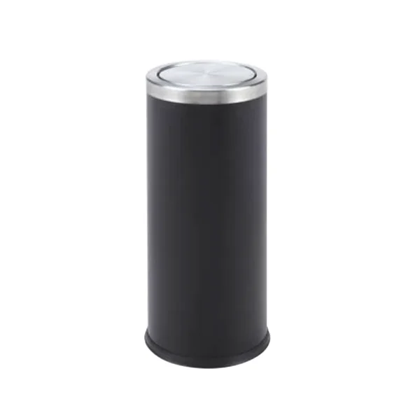 Ảnh Thùng rác Inox tròn nắp bập bênh cho doanh nghiệp
