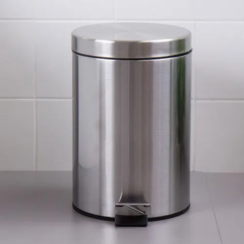 Ảnh Thùng rác đạp chân Inox T5 (KT 28X20)_2