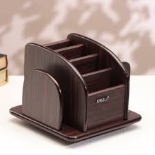 ảnh khay cắm bút gỗ 1017 - 3