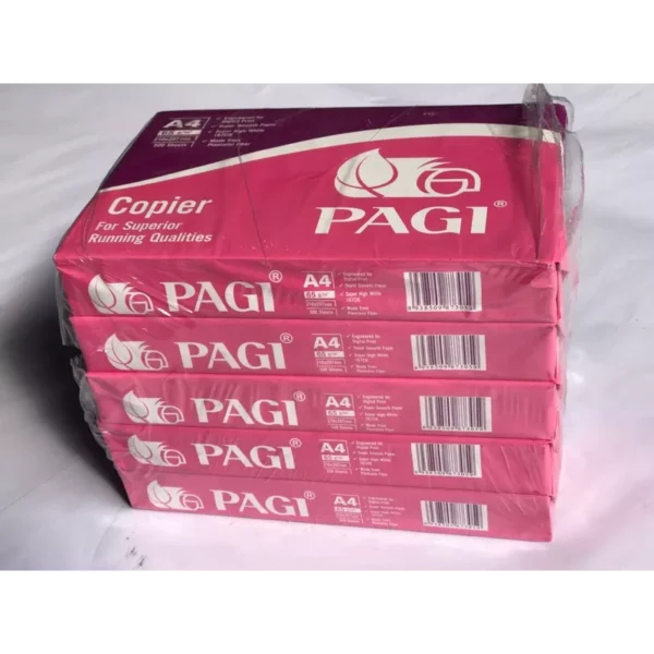Ảnh Giấy A4 Pagi ĐL 65 vỏ hồng tím cho doanh nghiệp