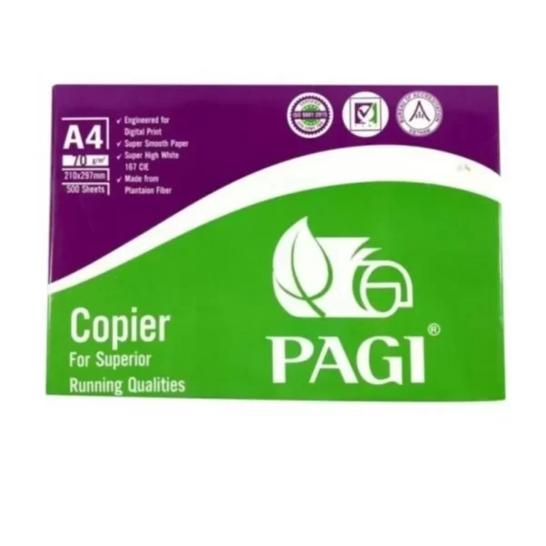Ảnh Giấy A4 Pagi ĐL70(màng co) vỏ xanh tím cho doanh nghiệp