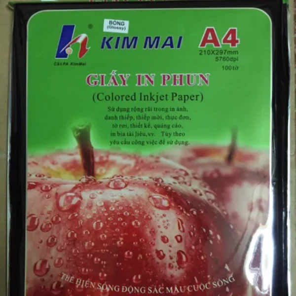 Ảnh Giấy in ảnh mầu A4 115 1 mặt KM(20r/thùng) cho doanh nghiệp