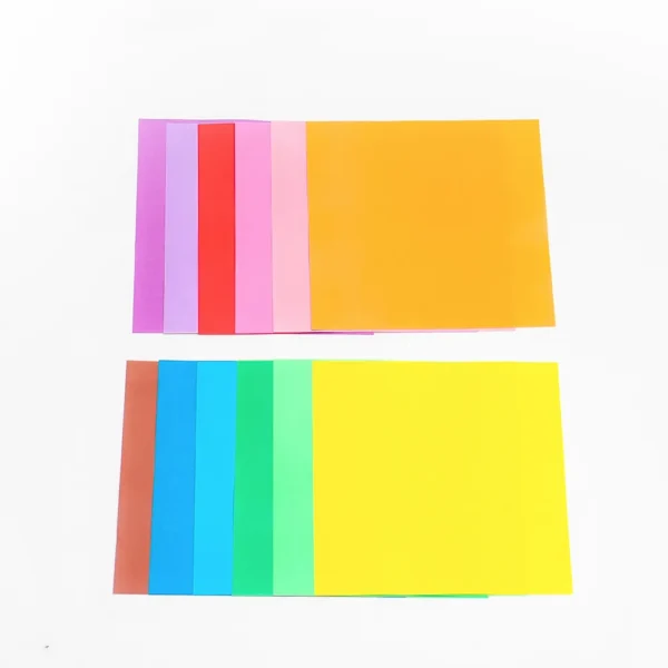 Ảnh Giấy mầu thủ công 17x17cm 12 mầu 3363(không dán) cho doanh nghiệp