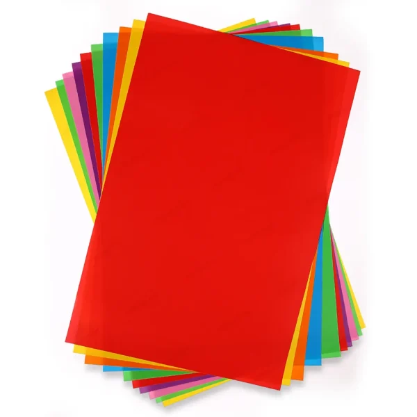Ảnh Giấy mầu thủ công 19,5x21,5cm 7 mầu 0221 ko dan cho doanh nghiệp