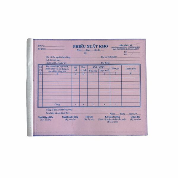 Ảnh Phiếu nhập kho 2 liên A5 60 tờ cho doanh nghiệp